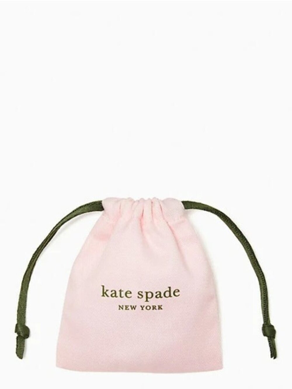 Kate Spade Everyday Spade Thin Enamel Bangle Bracelet Bright Rose + Jewelry Bag - Picture 4 of 4